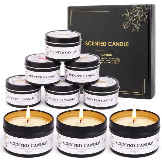 9-Pack Scented Candles Gift Box